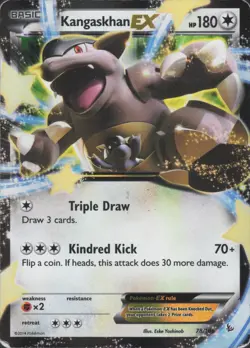 Pokemon TCG - Kangaskhan EX - XY - Flashfire (FLF) - Image 1