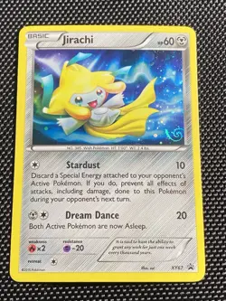 Jirachi XY67 Comet Swirl Black Star Promo Holo Rare Pokemon TCG card LP/NM - Image 2