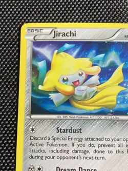 Jirachi XY67 Comet Swirl Black Star Promo Holo Rare Pokemon TCG card LP/NM - Image 3