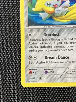 Jirachi XY67 Comet Swirl Black Star Promo Holo Rare Pokemon TCG card LP/NM - Image 5