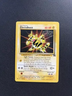Pokemon Card Black Star Promo Electabuzz 2 WB Movie Promo WOTC - Image 1