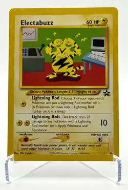 Pokemon TCG Electabuzz Black Star Promo 46 WOTC 2003 Non Holo - Image 1