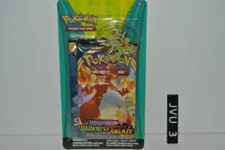 Pokemon DARKNESS ABLAZE & SUN & MOON Blister Pack + TYRANITAR PIN FACTORY SEALED - Image 1