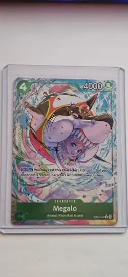 Megalo (Alternate Art) EB04-018 One Piece OP-14 The Azure Sea's Seven Foil NM - Image 1