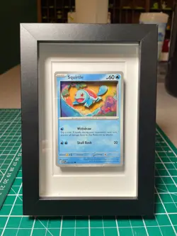 Custom 3d Squirtle Pokemon Card 007/165 Handmade Custom Pokemon Craft - Image 1