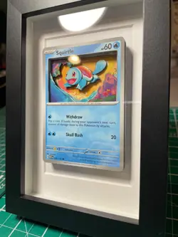 Custom 3d Squirtle Pokemon Card 007/165 Handmade Custom Pokemon Craft - Image 4
