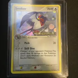 Swellow Ex Emerald 41/106 Reverse Holo Vintage Pokemon Card - NM - Image 1