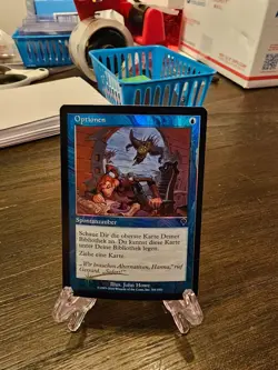 Opt FOIL German Invasion PLD Blue Common MAGIC THE GATHERING CARD - Image 1