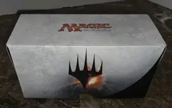 Magic The Gathering Storage Box 8” Cardboard Black White With Lots Of Cards - Image 5