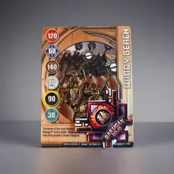 Bakugan Battle Brawlers Windy Beach 🥉 Copper Gate Card 18/48e Clayf - Image 1