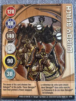 Bakugan Battle Brawlers Windy Beach 🥉 Copper Gate Card 18/48e Clayf - Image 3