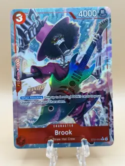 Brook ST21-012 Gear 5 Foil Holo Alt Art Parallel One Piece TCG Game Card NM/M - Image 1