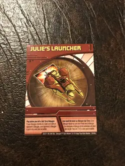 BAKUGAN BATTLE BRAWLERS JULIE’S LAUNCHER ABILITY CARD 28/48C BA271-AB-SM-GBL - Image 1
