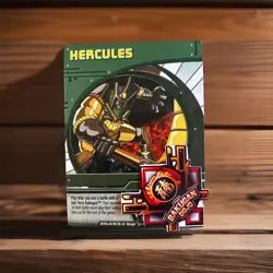Bakugan New Vestroia Hercules 🟢 Green Ability Card 46/48e Subterra Gorem - Image 1