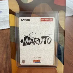 Naruto Kayou Serialized Promo Card Naruto Uzumaki /999 - Image 2