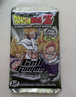 Dragon Ball Z Cell Games Saga Factory Sealed Booster Pack Foil Card 2nd Pack - Image 1