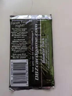 Dragon Ball Z Cell Games Saga Factory Sealed Booster Pack Foil Card 2nd Pack - Image 2