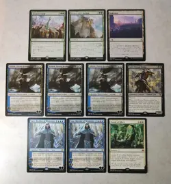 Magic The Gathering War of the Spark Set of 10 NM Cards Mixed Jace Ashiok MTG - Image 1