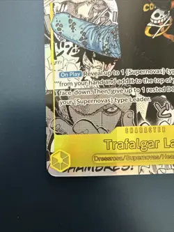 One Piece CCG Trafalgar Law Royal Blood Foil Card OP10-119 Manga English - Image 5