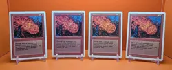 🔴🔴🔴 (4) 1994 MAGIC The Gathering FIREBALL REVISED 3RD EDITION PLAYED 🔴🔴🔴2 - Image 1