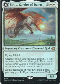 MTG: Lorwyn Eclipsed: Foil Eirdu, Carrier of Dawn: Lightly Played Condition - Image 1
