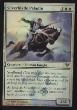 Silverblade Paladin - Buy-A-Box Promos: #36, Magic: The Gathering - Foil Lp C250 - Image 1