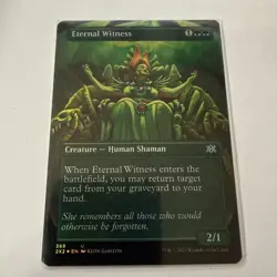 MTG Eternal Witness Double Masters 2022 368 Foil Borderless Uncommon NM - Image 1
