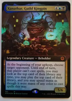 FOIL Xanathar, Guild Kingpin Extended Art MTG AFR 391 LP EDH Mythic - Image 1
