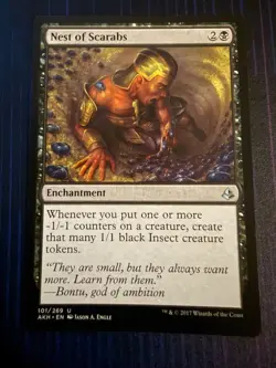 MTG Magic Nest of Scarabs Amonkhet Uncommon NM - Image 1