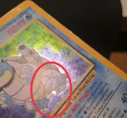 Pokemon Card Blastoise 2/102 Set Base Unlimited Rara Holo PLAYED-ITA - Image 4