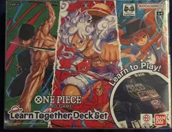 One Piece TCG Learn Together Luffy Zoro & Nami Starter Deck Set LT-01- SEALED - Image 1