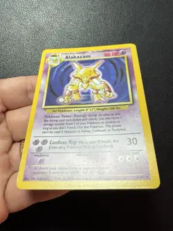 Alakazam 1/102 Holo 1999 Base Set Pokemon Card TCG NM - Image 5