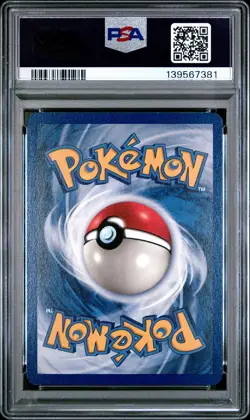 1999 POKEMON BASE SET UNLIMITED #12 NINETALES-HOLO PSA 7 - Image 2