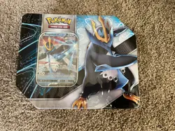 Pokemon TCG V Strikers EMPOLEON V Tin 5 Booster Card Packs Factory Sealed NEW 820650809552 - Image 1