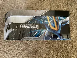 Pokemon TCG V Strikers EMPOLEON V Tin 5 Booster Card Packs Factory Sealed NEW 820650809552 - Image 3