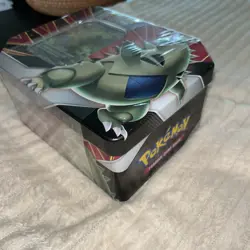 Pokemon TCG Pokemon Tyranitar V Striker Tin Brand New Factory Sealed - Image 5