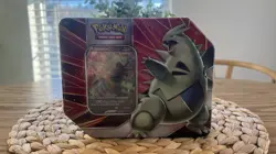 Pokemon TCG Pokemon Tyranitar V Striker Tin Brand New Factory Sealed - Image 1