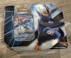 Pokemon TCG V Strikers Tin Sealed Pack - Empoleon V 820650809552 - Image 1