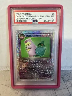 Dark Slowbro Legendary Coll. Reverse Holo Rare #8 PSA 10 Gem Mint - Image 1