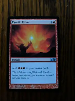MTG Pyretic Ritual 153/249 Core Set 2011 M11 LP Magic the Gathering - Image 1