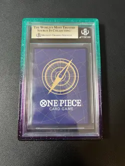 BGS 10 One Piece Monkey.D.Luffy Gold Foil SP OP05-119 Fist of Divine Speed - Image 2