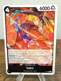 Sabo (Store Tournament 2025 Vol. 4) P-105 One Piece Promotion Cards Regular - Image 1