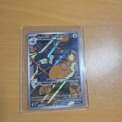 Pokemon TCG Team Rockets Raticate Card 202/182 Destined Rivals Illustration Rare - Image 1