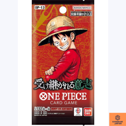 1 PACK OP-13 Carrying on His Will One Piece Card Japanese Sealed Booster OP13 - Image 1