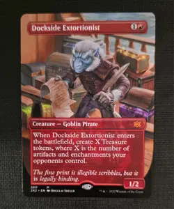 Free shipping MTG Dockside Extortionist (Borderless) Double Masters 360 2x2 2022 - Image 1