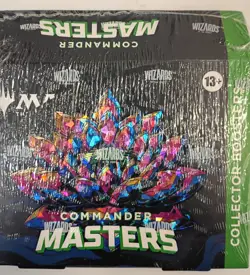 Wizards of the Coast Magic: The Gathering Commander Masters Box - 4 Packs 195166216683 - Image 1