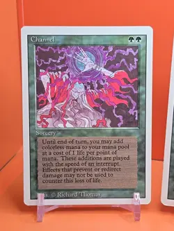 🟢🟢🟢 (4) 1994 MAGIC The Gathering CHANNEL REVISED 3RD EDITION PLAYED 🟢🟢🟢5 - Image 2