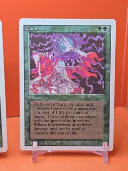 🟢🟢🟢 (4) 1994 MAGIC The Gathering CHANNEL REVISED 3RD EDITION PLAYED 🟢🟢🟢5 - Image 5