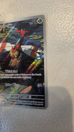 Yanma Pokemon TCG Destined Rivals Full Art Illustration Rare Card 183/182 - Image 3