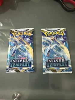 Lot Of 2 Nintendo Pokemon TCG Silver Tempest Booster Pack - 10 Cards Per Pack 820650850929 - Image 1
